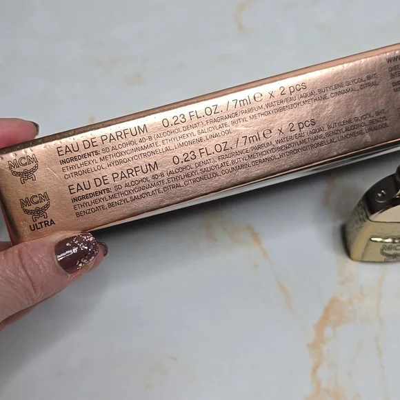 MCM ultra mini deluxe new necklace refill or travel new - Picture 4 of 6